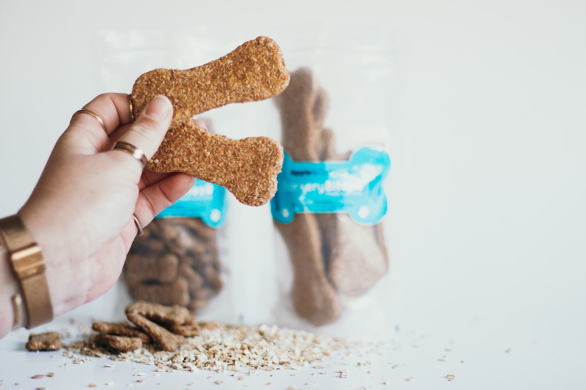 Barkery Bites Apple and Oatmeal Dog Biscuits