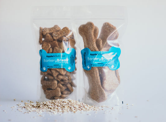 Barkery Bites Apple and Oatmeal Dog Biscuits 